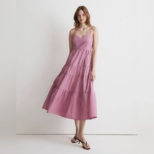 Madewell- Sidonie Poplin Maxi Dress
